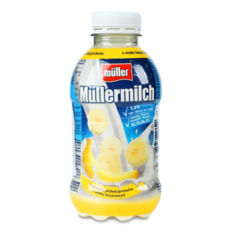 Напій молочний Mullermilch банан 1,4% (400г)