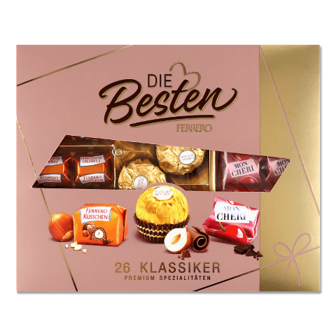Цукерки Die Besten von Ferrero асорті п/у 269г (269г)