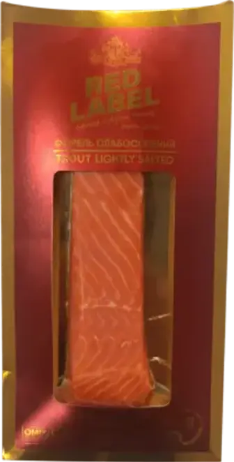 Форель Red Label філе-шматок слабосолона 180 г