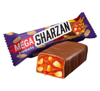 Батончик Lukas Mega Sharzan тоффі 40г