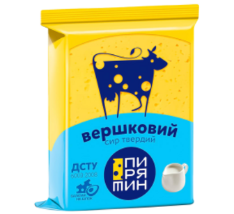 Сир Пирятин Вершковий 50% 160г брус