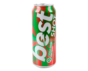 Напій енергетичний Best Shot Kiwi Cactus безалкогольний з/б (0,5л)