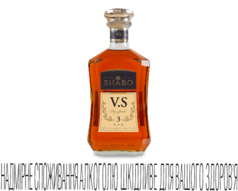Бренді Shabo V.S 3 зірки (0,5л)