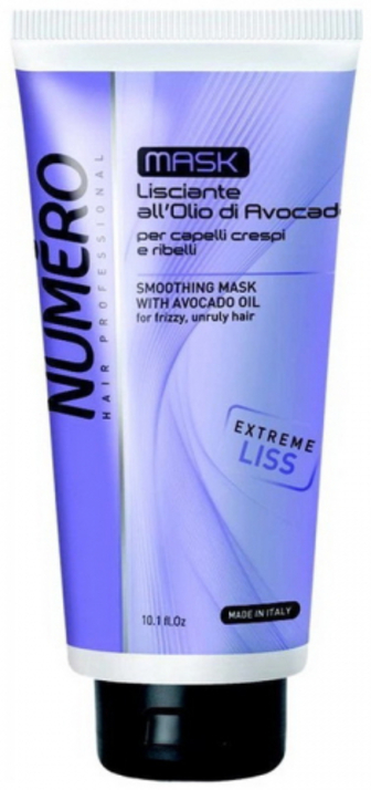 Маска для волосся Brelil Numero Smoothing Shampoo з олією авокадо 300мл