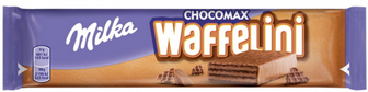 Вафлі Milka Waffelini Chocomax з какао в молочному шоколаді 31г