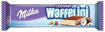 Вафлі Milka Coconut в молочному шоколаді 31г