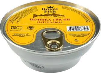 Печінка тріски Royal Fish натуральна 182 г