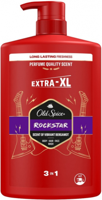 Гель для душу та шампунь Old Spice Rockstar 3 in 1 1л