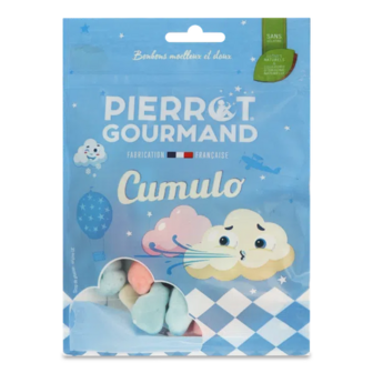 Цукерки Pierrot Gourmand Хмаринки фруктові жувальні (80г)