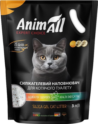 Наповнювач AnimAll силікагель з індикатором PH 3 л (4820224500218)