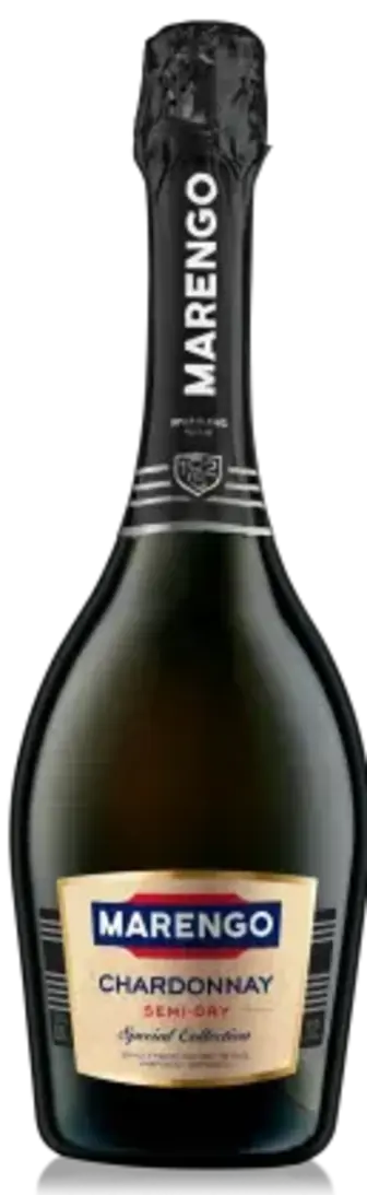 Вино ігристе Marengo Chardonnay біле напівсухе 13.5% 0.75 л