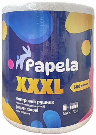 Паперові рушники Papela XXXL 500 відр.