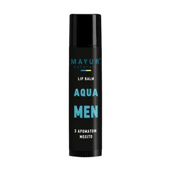 Бальзам для губ чоловічий Mayur Aqua for Men з ароматом мохіто 5 мл (4820230955293)