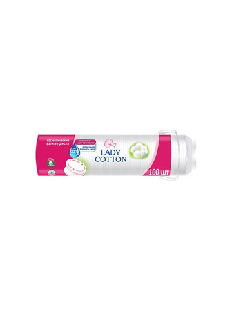 Ватні диски Lady Cotton косметичні 100 шт (4744246013191)