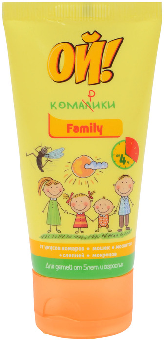 Крем проти комарів Ой! Комарики Family 50 мл (4820212940347)