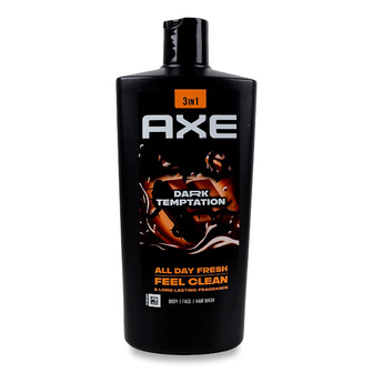 Шампунь та гель для душу Axe Dark temptation 700 мл (8720181415463)