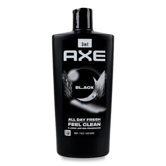 Шампунь та гель для душу Axe Black 700 мл (8720181166389)