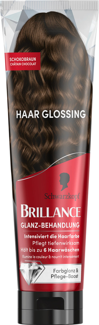 Тонувальний бальзам для волосся Brillance Hair Gloss Темний Шоколад 150 мл (4015100738124)
