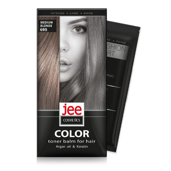 Тонуючий бальзам для волосся Jee Cosmetics тон 695 Середньо-русявий, саше 30 мл (4820000117579)
