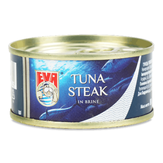Тунець EVA стейк в розсолі 80г (80г)