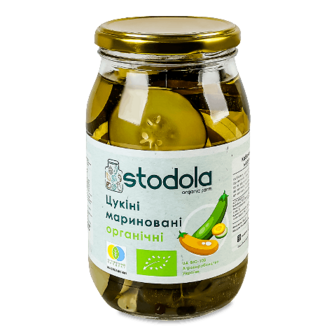 Кабачки «Лавка Традицій» Stodola цукіні органічні мариновані 900г (900г)