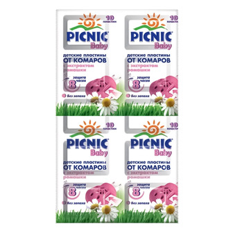 Пластини від комарів Picnic Baby 10 шт.