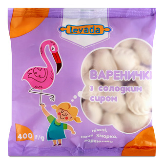 Вареники Levada з солодким сиром, 400 г (4823074611547)
