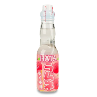 Напій Hata Kosen Ramune зі смаком лічі газований (0,2л)
