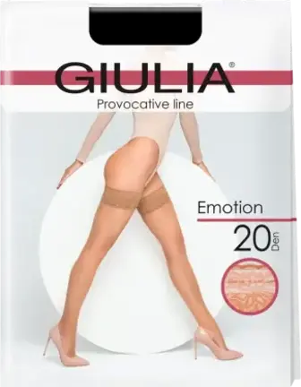 Панчохи жіночі Giulia Emotion 20 den nero р.5/6