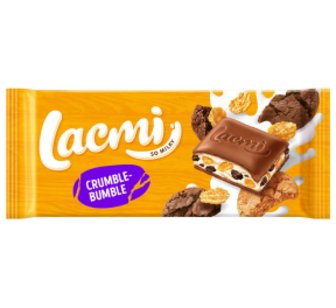 Шоколад Roshen Lacmi Crumble-Bumble з пластів.83г