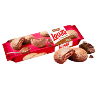 Печиво Roshen Lovita шоколадно-кремова нач. 127г