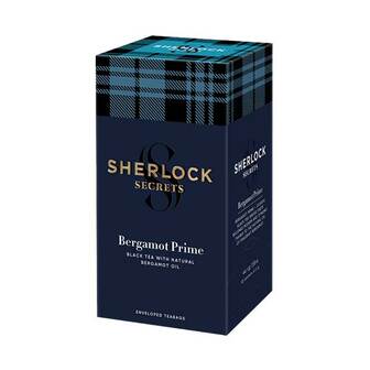 Чай SHERLOCK SECRETS Bergamot Prime чорний 22сашет*2г/44г