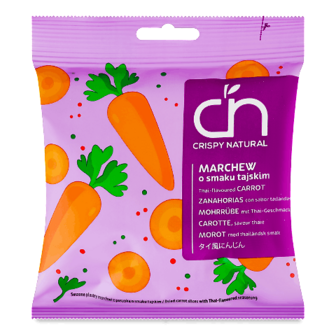 Чипси овочеві Crispy natural Морква по-тайськи 18г (18г)