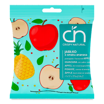 Чипси фруктові Crispy natural Яблуко зі смаком ананасу 18г (18г)