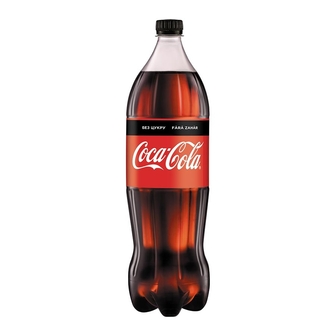 Напій 1,5л Coca-Cola Zero безалкoгoльний сильнoгазoваний 