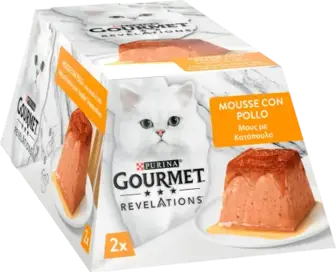 Корм для котів Gourmet Revelations мус з куркою 2х57 г
