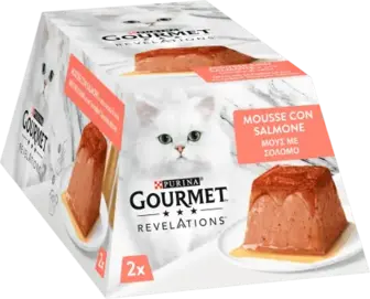 Корм для котів Gourmet Revelations мус з лососем 2х57 г