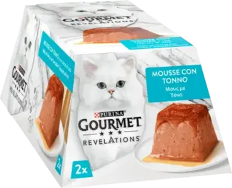 Корм для котів Gourmet Revelations мус з тунцем 2х57 г