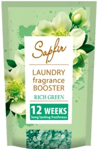 Кондиціонер для прання Sapfir Aroma Rich Green парфумований в гранулах 120 г