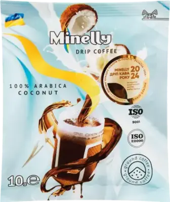 Дріп-кава Minelly Кокос 10 г