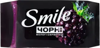 Серветки вологі Smile з ароматом ожини 50 шт