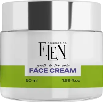 Крем для обличчя Elen Cosmetics для жирної та комбінованої шкіри 50 мл