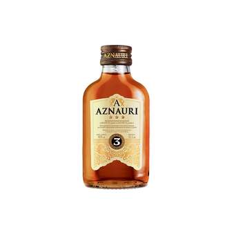 Бренді виноградний витриманий 0,1 л Aznauri V.S. три роки 40% об ск/пл Україна 