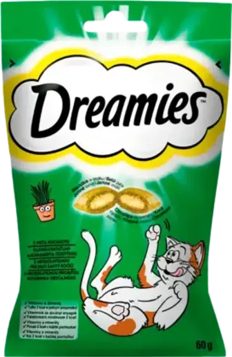 Ласощі для котів Dreamies з м'ятою 60 г