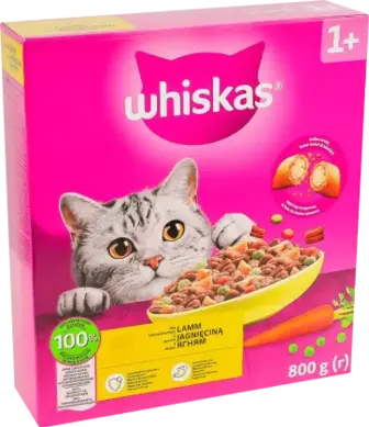 Сухий корм Whiskas Ягня для котів 800 г