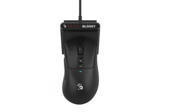 Миша ігрова бездротова Bloody R73 Ultra Duo (Black), вбудований акумулятор, оптична 20000 CPI, сенсор Alpha 20K Engine, чорна