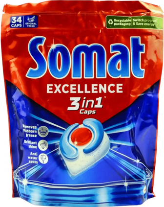 Засіб Somat Excellence 3в1 34табл.