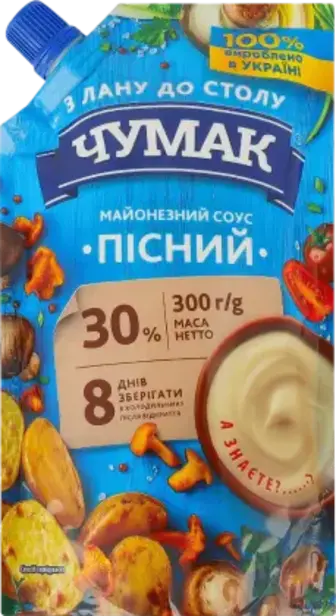 Майонез Чумак Пісний 30% 300 г