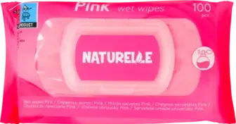 Серветки вологі Naturelle Pink 100 шт