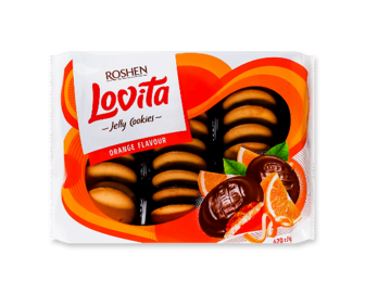 Печиво Roshen Lovita Jelly Cookies Orange (420г)